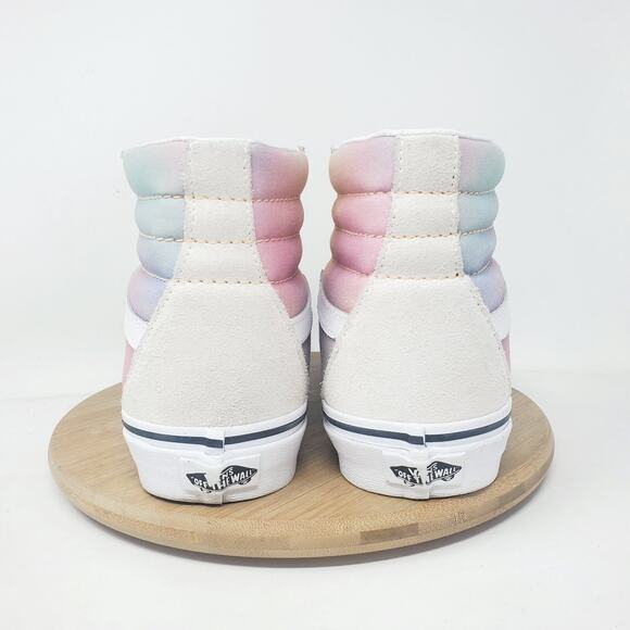 Vans Womens 8.5 Shoes Sk8-Hi Aura Shift Pastel Tie Dye Lace Up High Sneaker - Picture 7 of 12